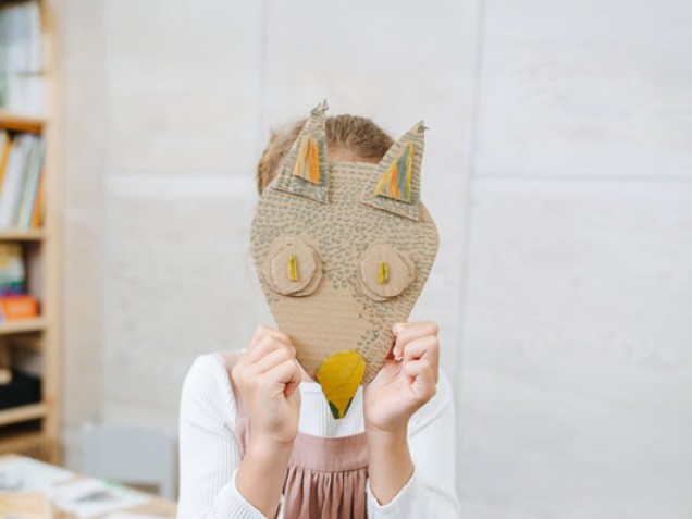 Upcycled Mask Making Workshop (Ages 7–11)
